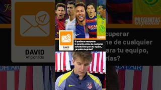 PABLO BARRIOS NO DUDA ❌Y menos al elegir al jugador con el que le hubiera gustado jugar 🤩