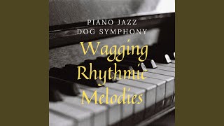 Jazzed Dog Symphony: Piano's Wagging Melodic Notes