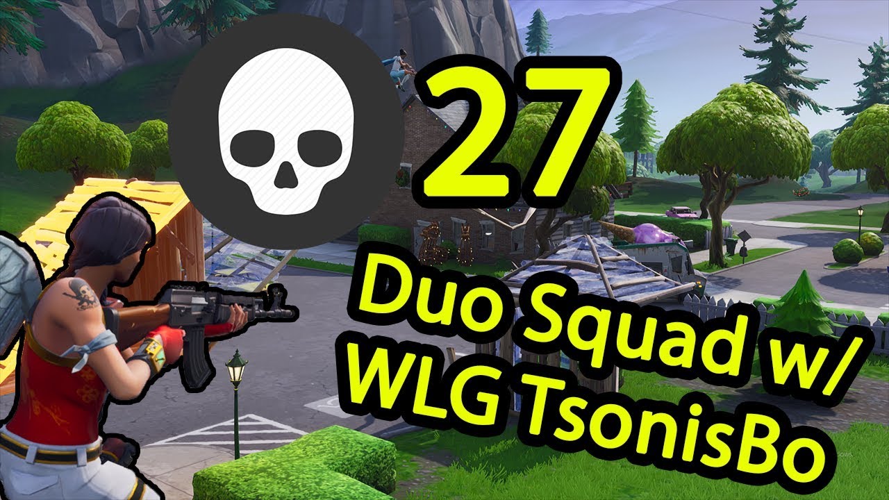 NotTermitis - 27 Kills with WLG TsonisBo!! - Greek Fortnite( Duo Squad )