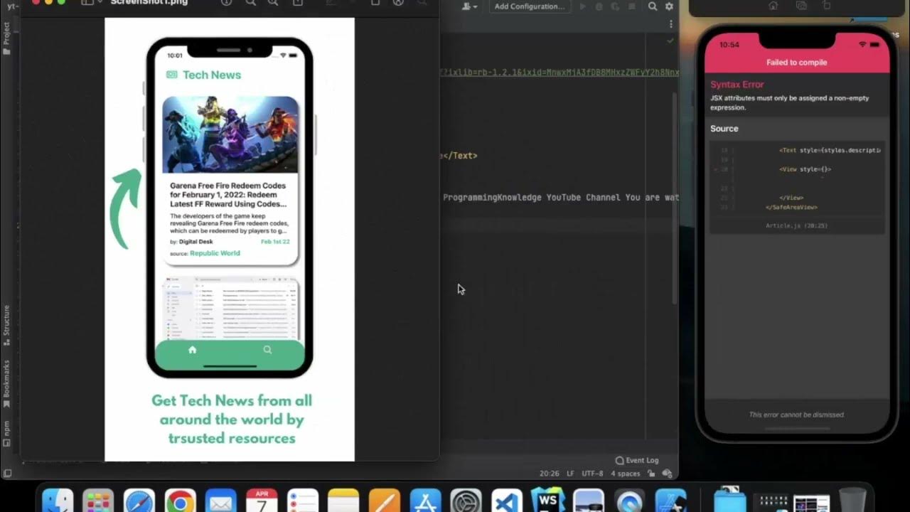 How To Build A News App Using React Native 2 - custom component - YouTube