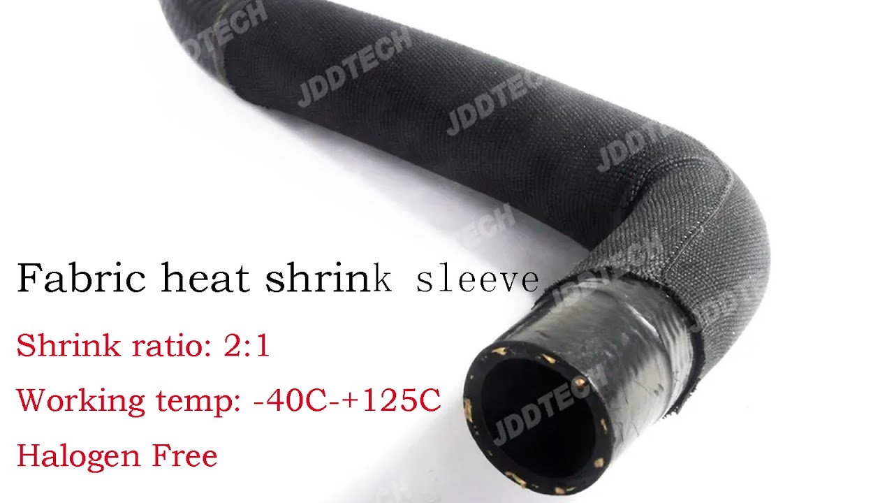 How to install heat shrink braided sleeving