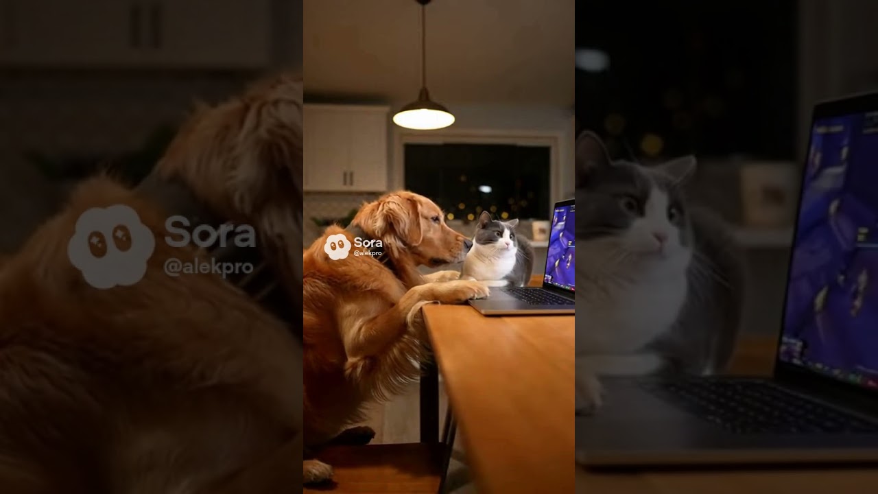 Dog funny video game crash out