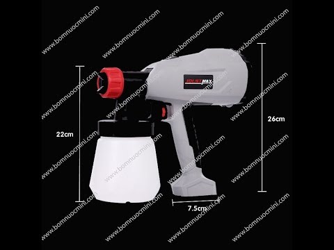 Video Máy Phun Sơn cầm tay 220V 400W | Spray Gun 220V 400W - youtube
