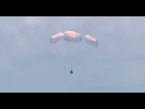 SpaceX Dragon Endeavour Splashdown in 4K