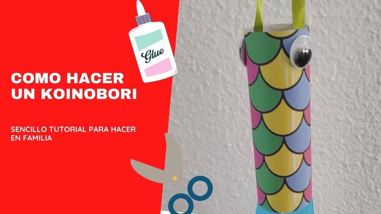 Como hacer un KOINOBORI facil -DIY - TUTORIAL - MANULIDADES - YouTube