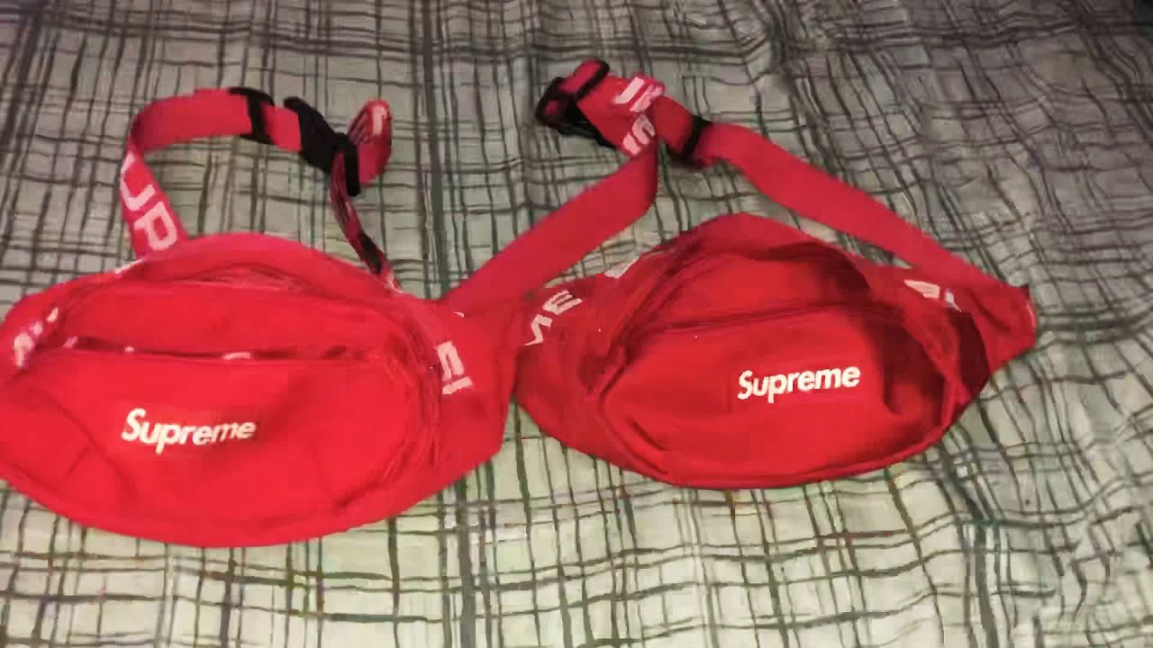 HOW TO SPOT SUPREME WAIST BAG SS18 FAKE vs. REAL COMPARISON 