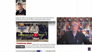 Last days warning concerning Abraham Accords and the Coming Jewish 3r Temple