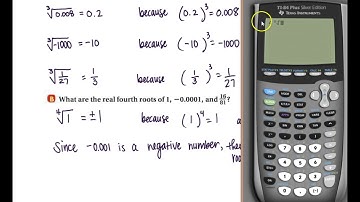 Algebra 2: 6.1: Roots and Radical Expressions