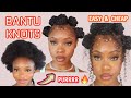 HOW TO : BANTU KNOTS | CHEAP | GORG | KANEKALON HAIR