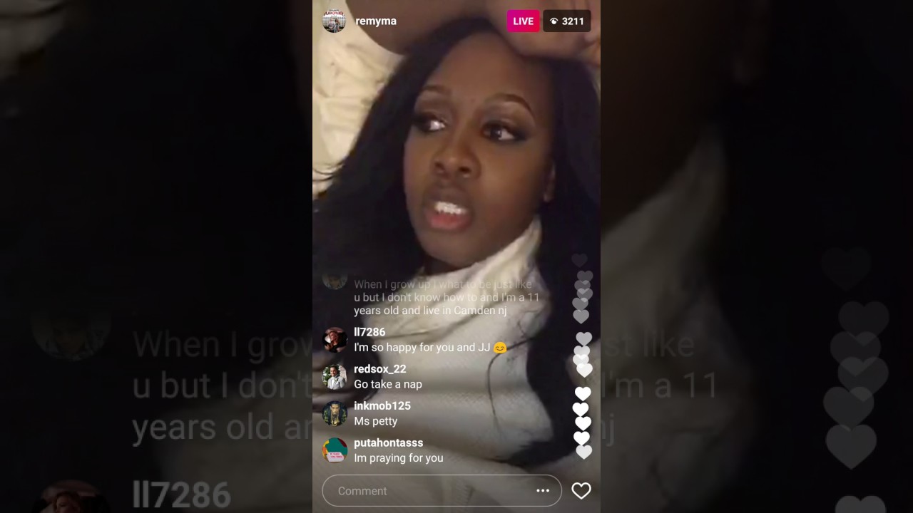 Remy ma go live on IG YouTube