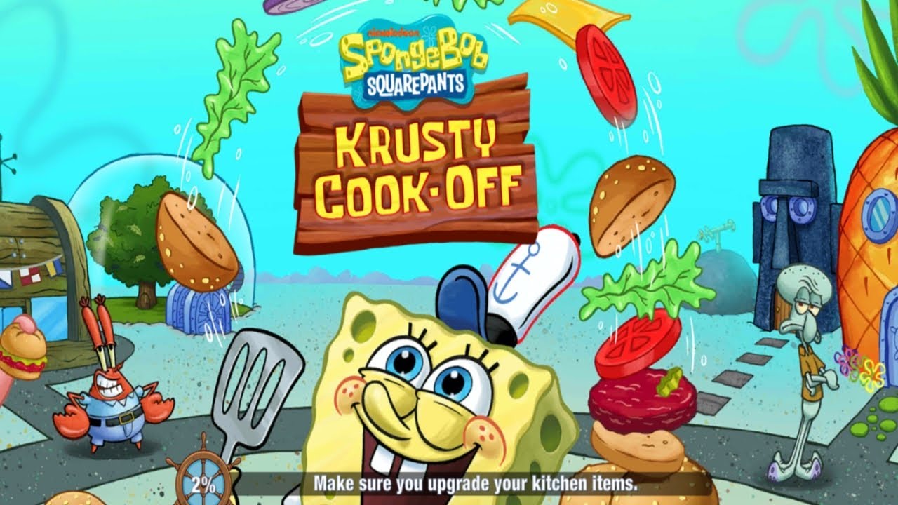 KRUSTY COOK OFF 1 SPONGEBOB SQUAREPANTS COOKING GAME LATS MIA