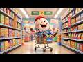 Humpty Dumpty at the Grocery Store 🥚🛒🎵 | Fun Kids Adventure Song 🌈👶