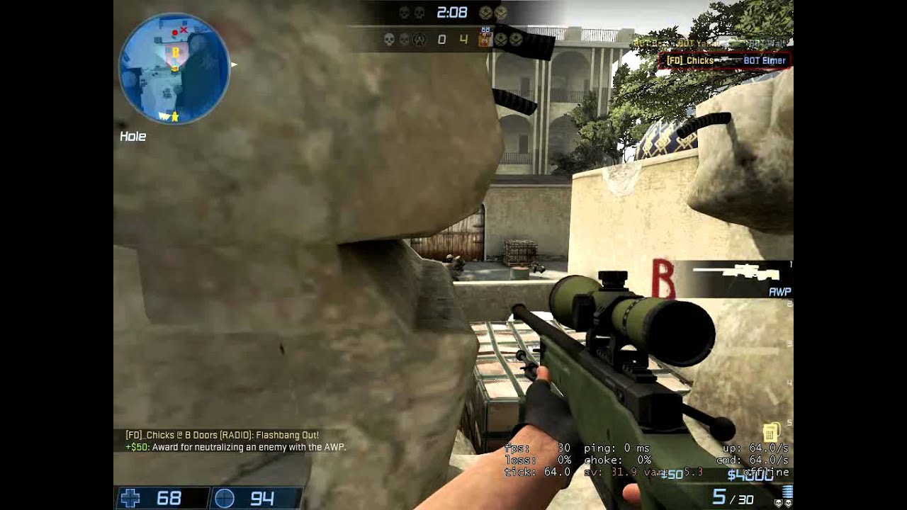 CounterStrike: Global Offensive on HD 5450  (HD)