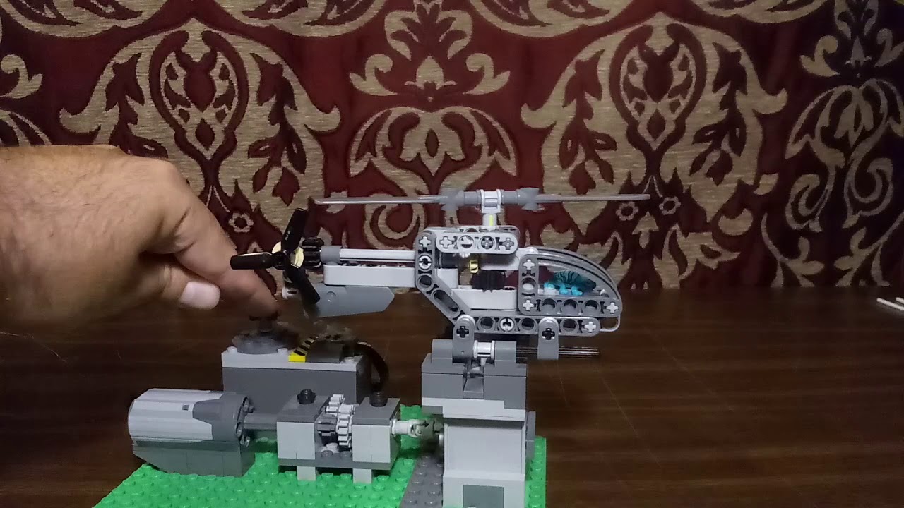Motorized Lego Technic 30465 helicopter 🚁