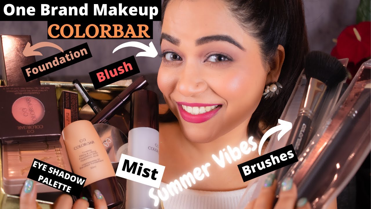 One Brand Makeup Look : COLORBAR Makeup Products