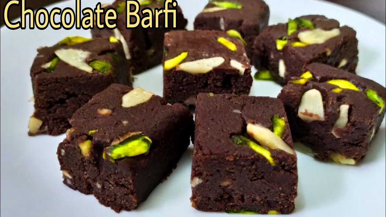 Chocolate Barfi | Easy 10 Minutes Chocolate Barfi | #CelebrateWithMe #YTFamFest