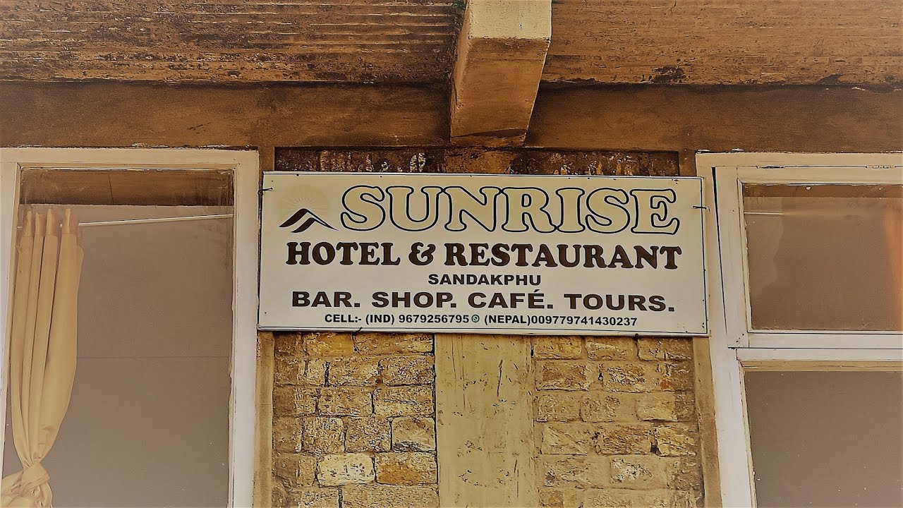 Sunrise Hotel & Restaurant & Booking Cost of living Sandakphu Tour 2022