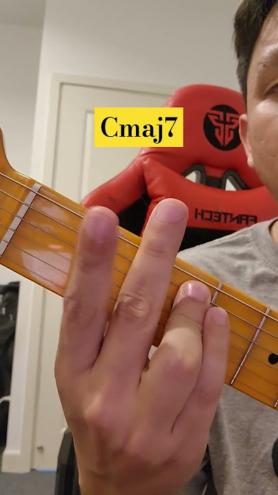 วิธีการจับคอร์ด Cmaj7 #คอร์ดกีตาร์ #คอร์ดกีต้าร์ #คอร์ด #คอร์ดเพลง #กีตาร์