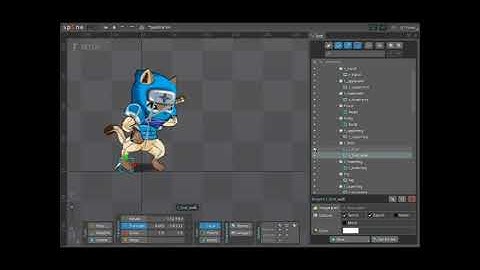Character rigging and animation, Spine 2d