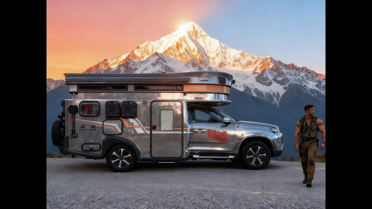 全合金架构+榻榻米布局！国内最矮越野房车大获成功，猛男的座驾