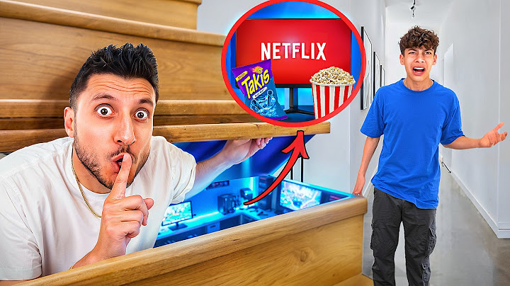 Dad builds a SECRET Room to HIDE From Son
