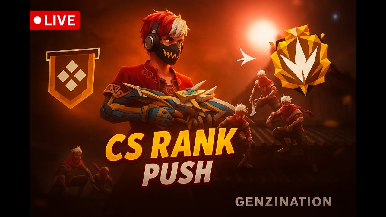 Free Fire CS Rank Live Stream 50 Set - YouTube