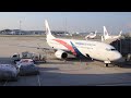 Malaysia airlines boeing 737800 business class  kuala lumpuryangon