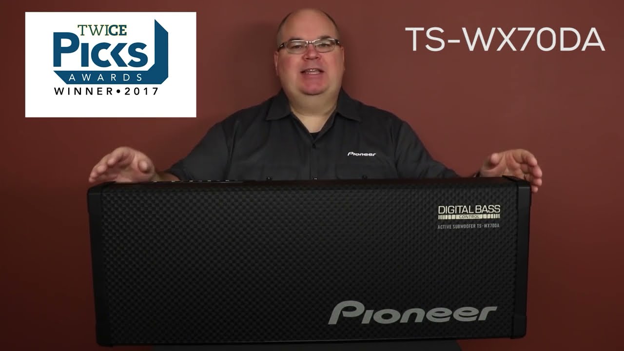 Pioneer TS-WX70DA - Active Subwoofer - Unboxing - YouTube