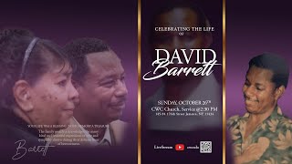 Community Worship Center | Memorial Service for David Barrett | October 26, 2025