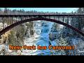 Hiking Ausable Chasm in Winter in the Adirondack Mountains of New York