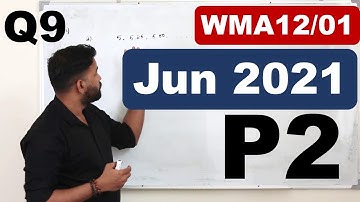 Jun 2021/P2 | WMA12/01 | Q.No.9 | Unseen!! | Differentiation, 2nd derivative | IAL Pearson Edexcel