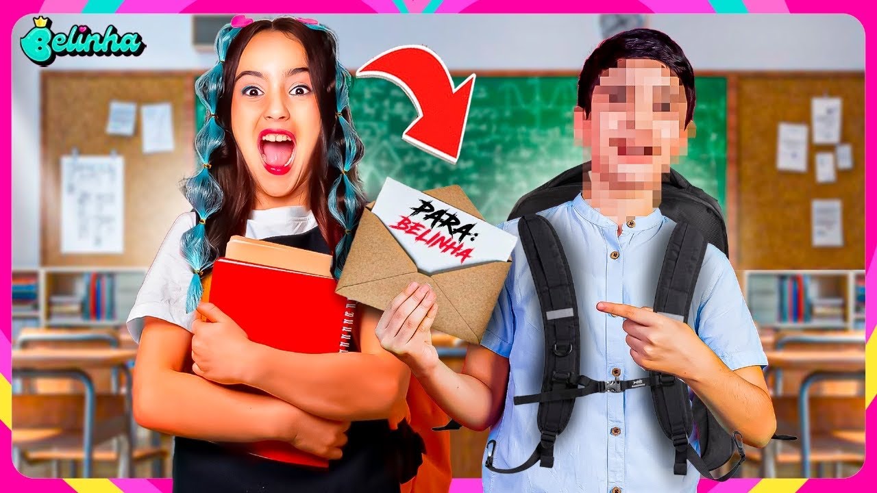 BELINHA RECEBEU UM BILHETE MISTERIOSO NA ESCOLA