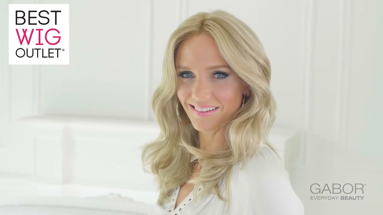 Center of Attention | Lace Front & Monofilament Part Synthetic Wig by Gabor