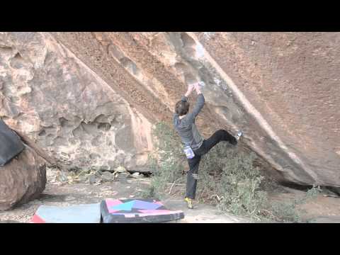 Beta Video for climb SlashFace v13, Hueco Tanks