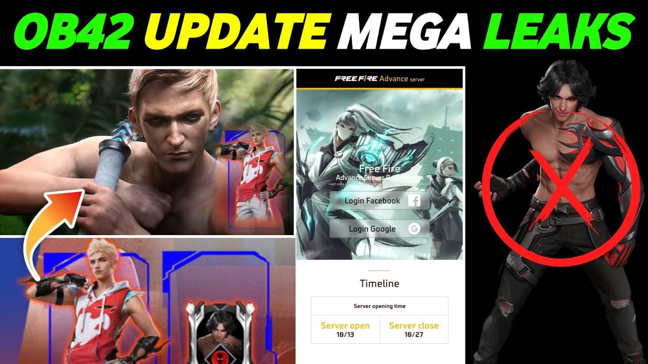 FREE FIRE OB42 UPDATE MEGA LEAKS 🔥FREE FIRE OB42 UPDATE CONFIRM DATE | FREE FIRE OB42 UPDATE DETAILS