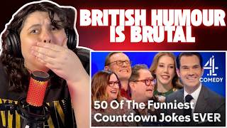 American Reacts: 50 Jokes From 50 Episodes That’ll Make You CRY Laughing 😂🇬🇧 | Channel 4