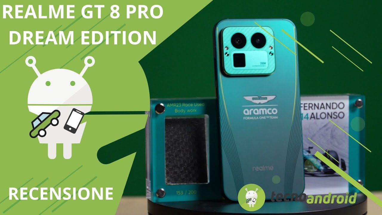 Realme GT 8 Pro Dream Edition: design UNICO per gli appassionati di F1 Aston Martin