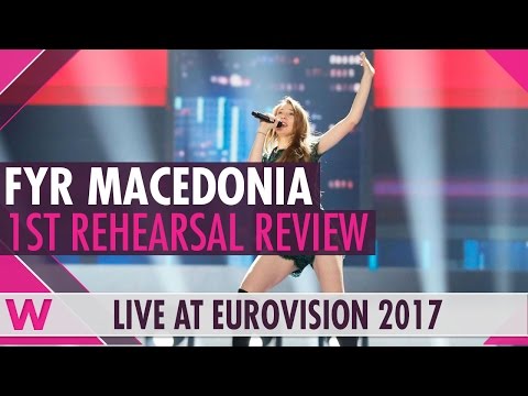 FYR Macedonia First Rehearsal: Jana Burčeska "Dance Alone" @ Eurovision 2017 (Review) | wiwibloggs