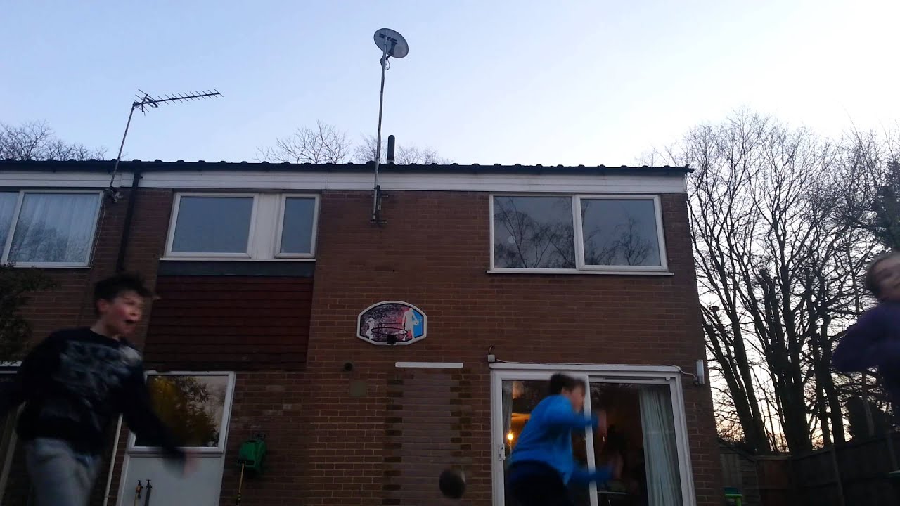 Basketball Alley oop mini trampoline dunk YouTube