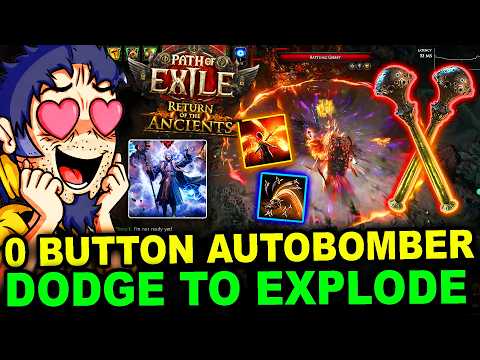 AUTOBOMBER in Path of Exile 2 - A TECH You MUST CHECK OUT! No button, Dodge Roll BUILD
