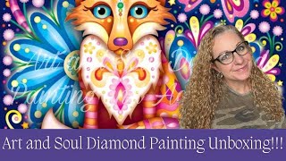 Art and Soul Diamond Painting Unboxing || Colorful Fox || Licensed Artwork screenshot 4