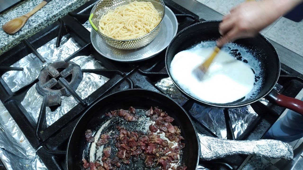 I make today a pasta for dinner - YouTube