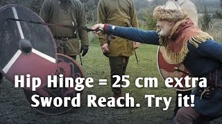 Hip Hinge Increases Weapon Reach