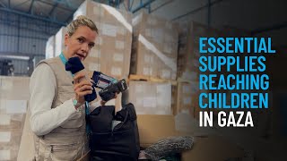 Essential Supplies Reaching Children in Gaza