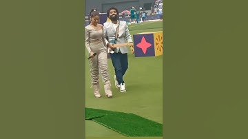 #arijitsingh and #sunidhichauhan  🔥❤️🇮🇳at Narendra Modi Stadium 🏟️ World Cup 2023 #indvspak