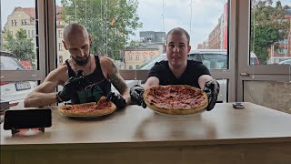 Petarda w Pizzerii Jolanta w Bydgoszczy razem z Mechu - Dałem radę