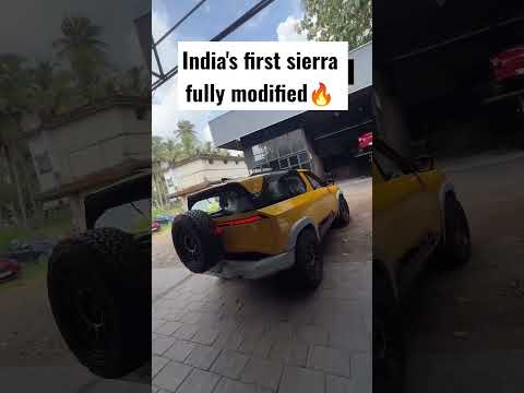 India's first sierra fully modified🔥#sierra #modified #automobile #tatamotors