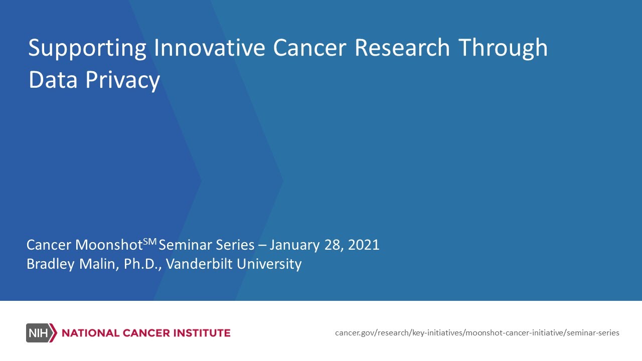 Supporting Innovative Cancer Research Through Data Privacy
