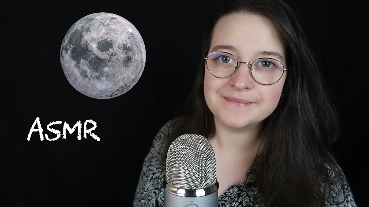 ASMR - Fakten geflüstert über den MOND - Whispering Facts About The Moon - german/deutsch