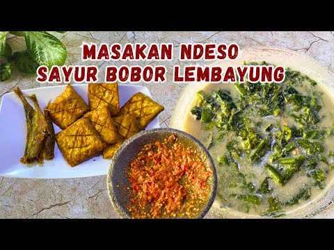 Cara Membuat Sayur Bobor Lembayung